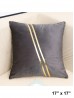 Gold Striped Cushion & Filler